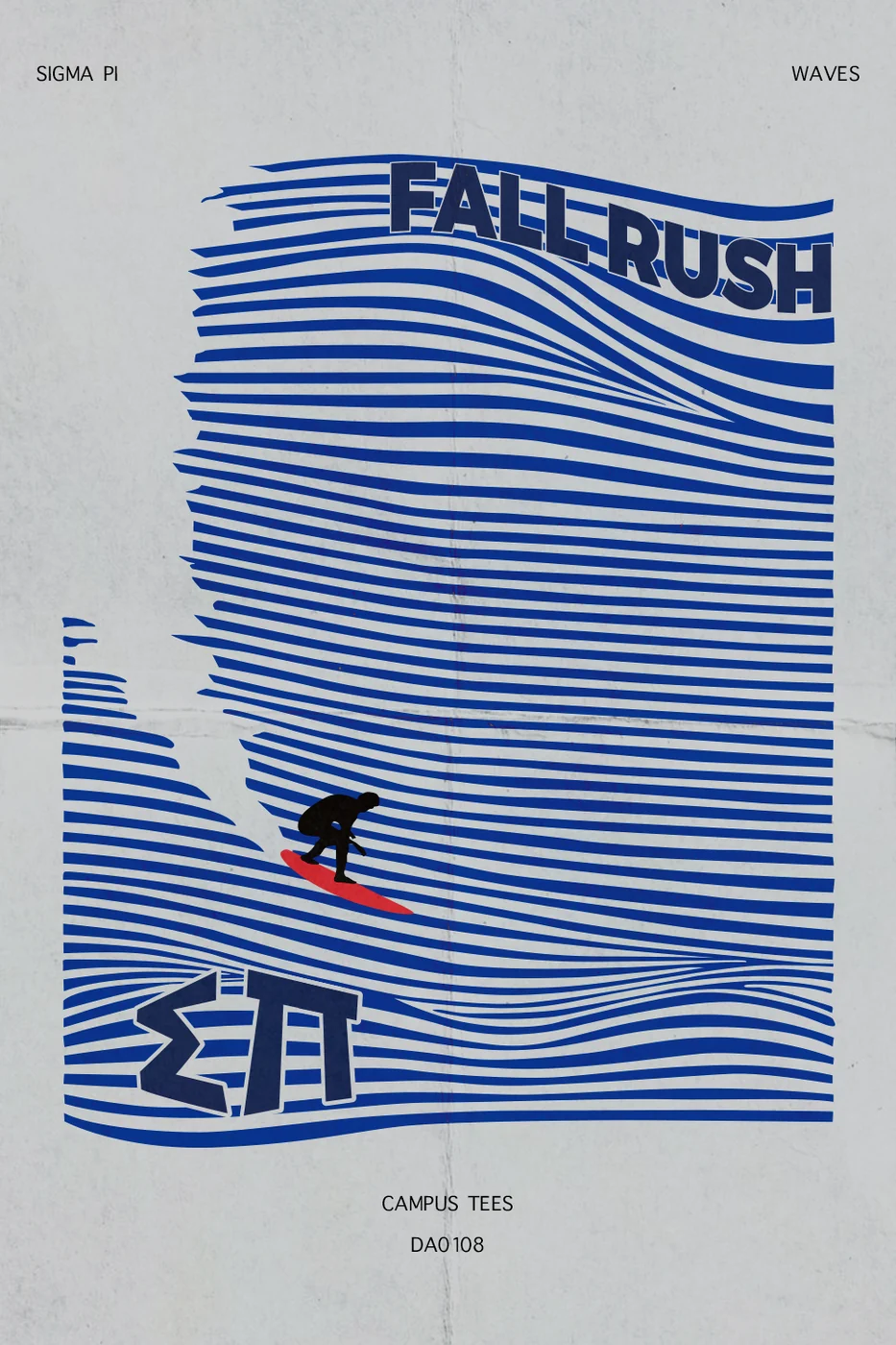 UCBS SIGMA PI WAVES — Campus Tees custom apparel design inspiration