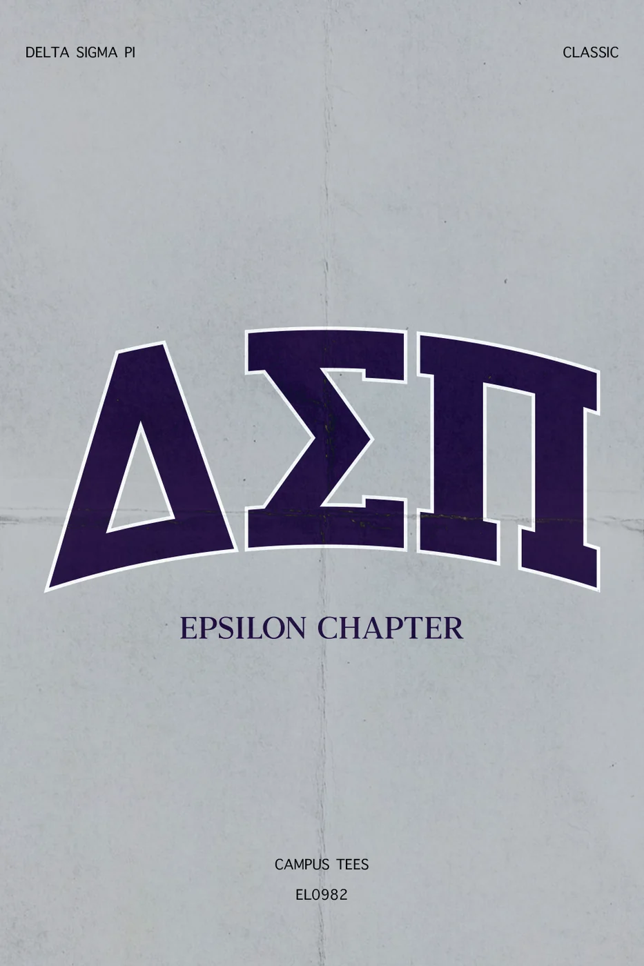 Uof IDelta Sigma Pi Classic — Sigma Pi custom apparel design inspiration