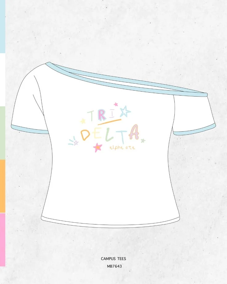 Sigma Sigma Sigma · Apparel mockup — Campus Tees garment mockup inspiration