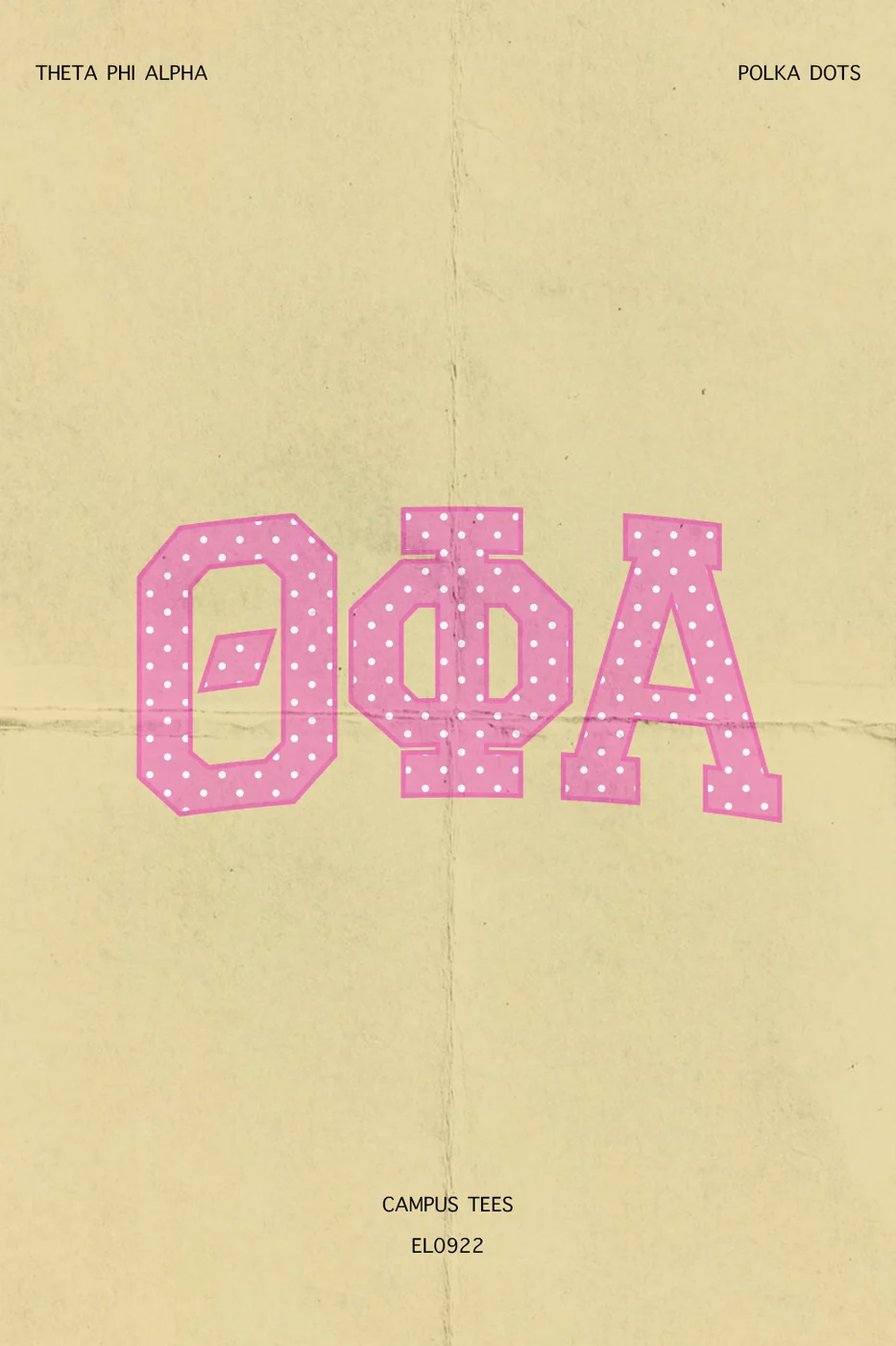 Pittsburgh TPA Polka Dots — Theta Phi Alpha custom apparel design inspiration