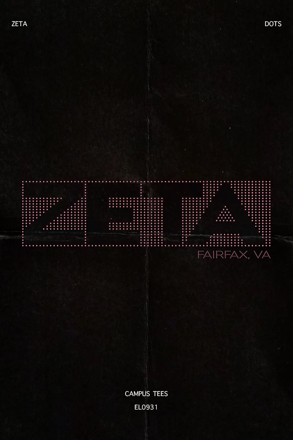 GMUZeta Dots — Zeta Tau Alpha custom apparel design inspiration