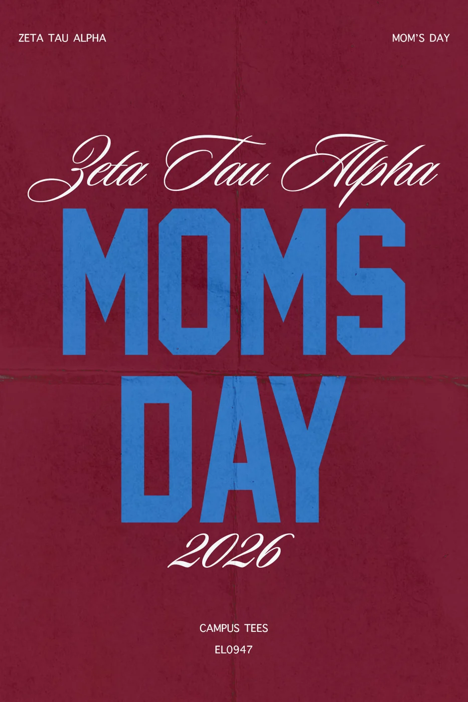 Michigan Zeta Moms Day — Zeta Tau Alpha custom apparel design inspiration for mom’s weekend