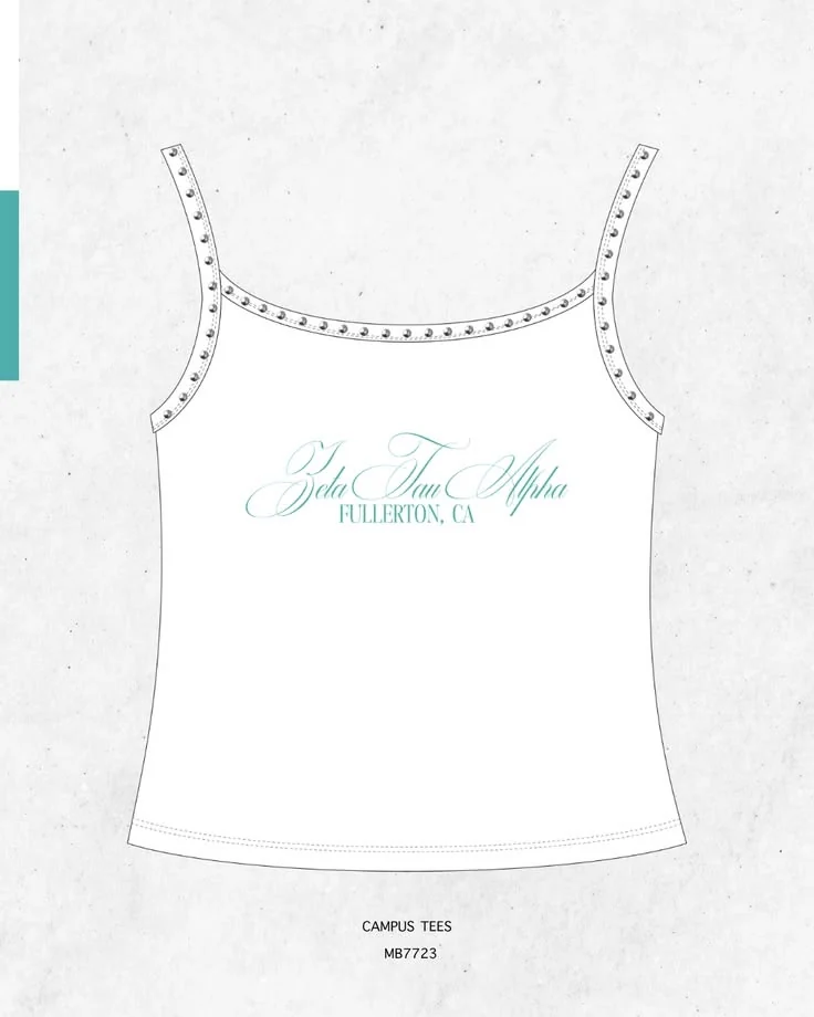 Zeta Tau Alpha · Apparel mockup — Campus Tees garment mockup inspiration